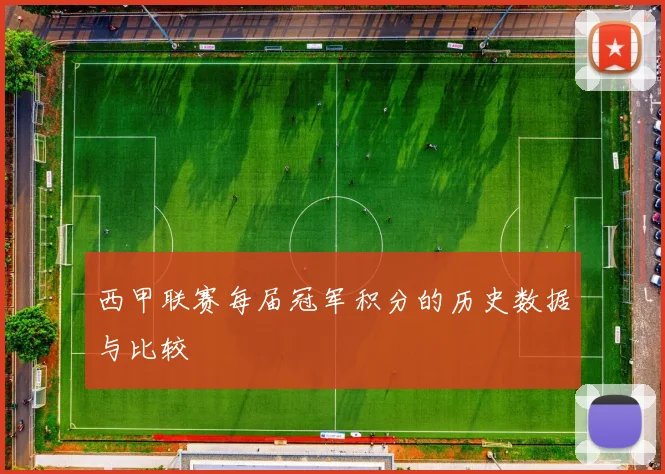 西甲联赛每届冠军积分的历史数据与比较